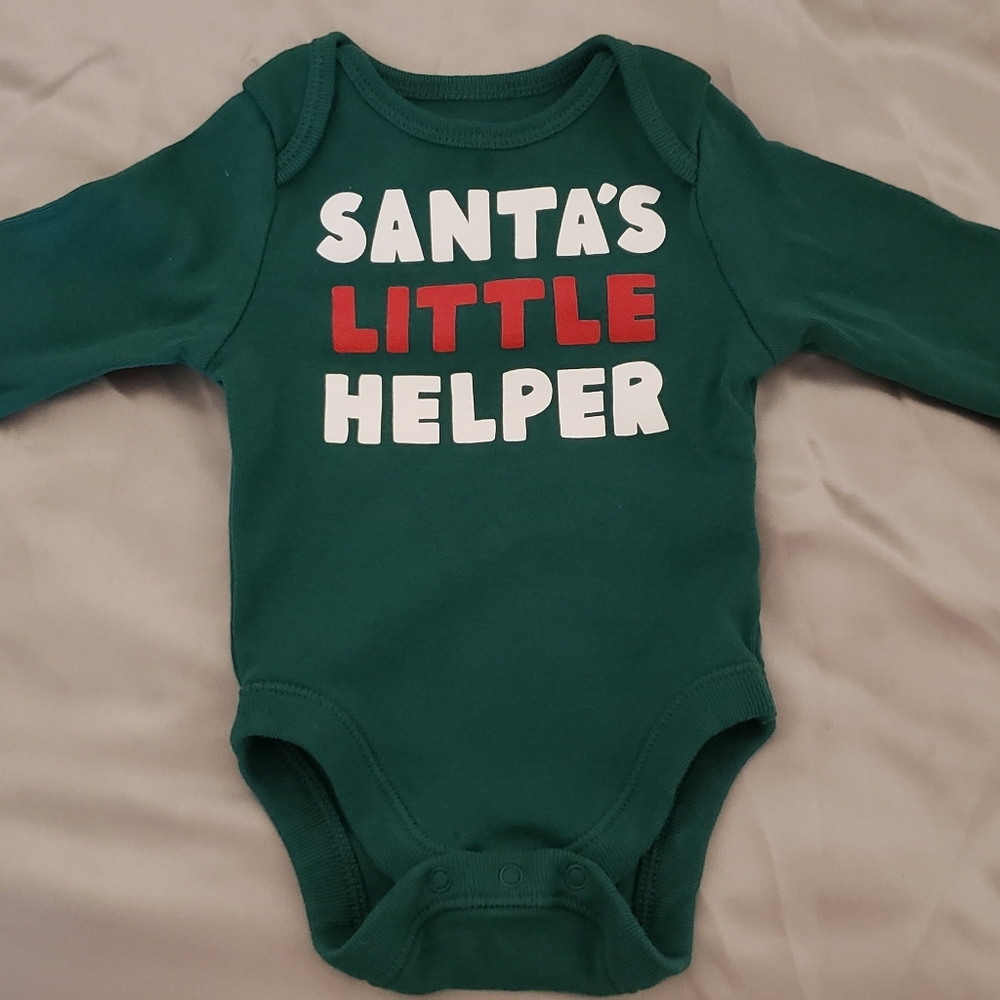 Christmas themed long sleeved Onesie - Picture 2 of 4